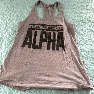 Alpha wear workout tank size small